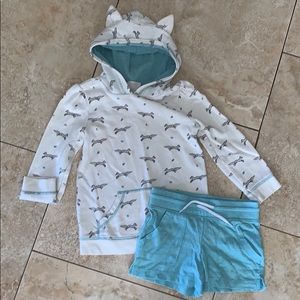 Kids Shorts & Hoodie